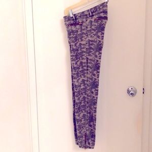 Camouflage Stretch Skinny Jeans